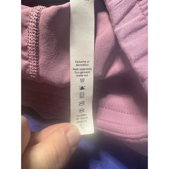 Lululemon Womens Sz 14 Softstreme High Rise Straight Leg Crop Pant Velvet Dust - Picture 10 of 11